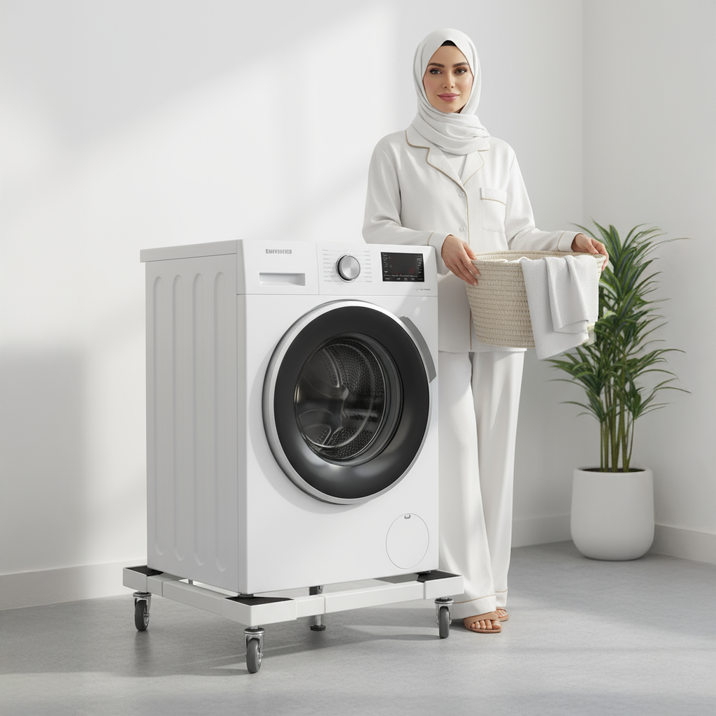 Washing Machine Stand with Wheels - قاعدة غسالة متحرك