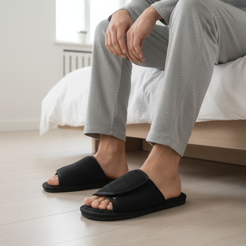 Velcro Slipper Men