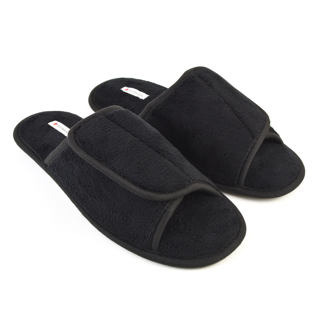 Mens sales adjustable slippers