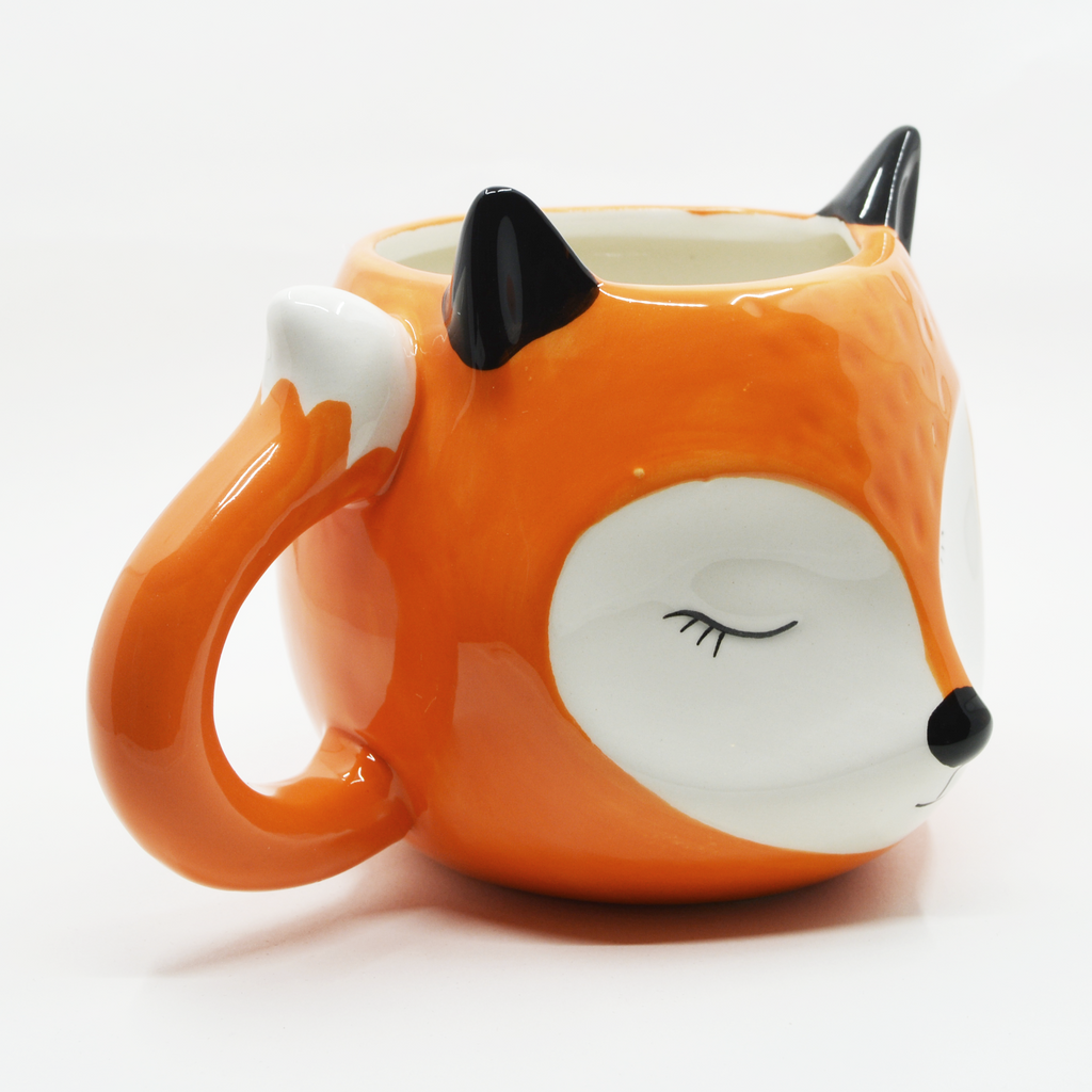 Creature Cups FOX Ceramic Cup (11 Ounce, Red Orange) - Hidden Woodland  Animal Inside Mug - Holiday, Birthday, Housewarming Gift for Coffee & Tea  Lovers