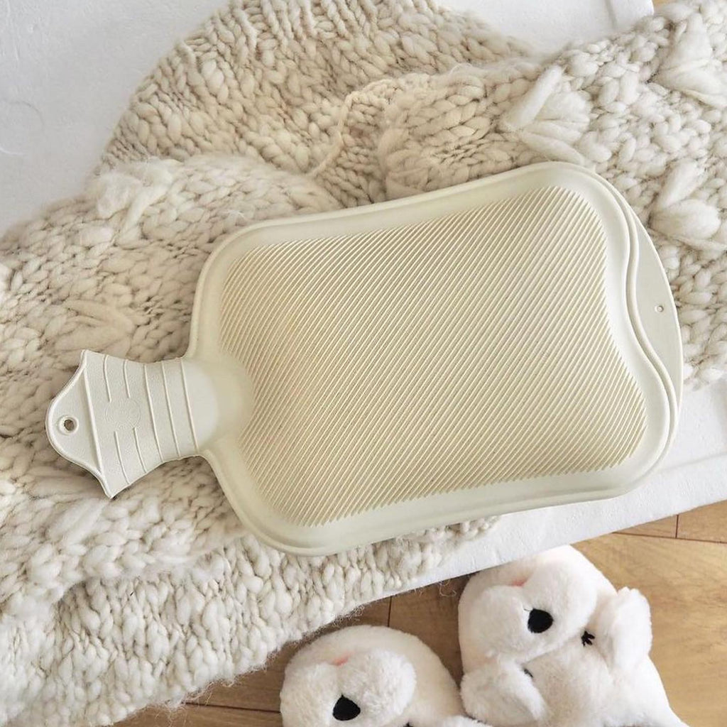 Hot Water Bottle with Eye Mask (Bear)